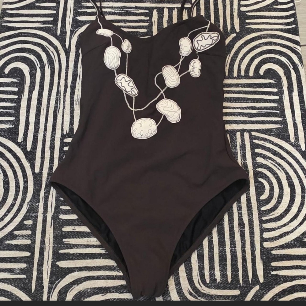 Gideon Oberson Private Collection Swimsuit S/M | Vintage Designer Rare - Picture 2 of 8